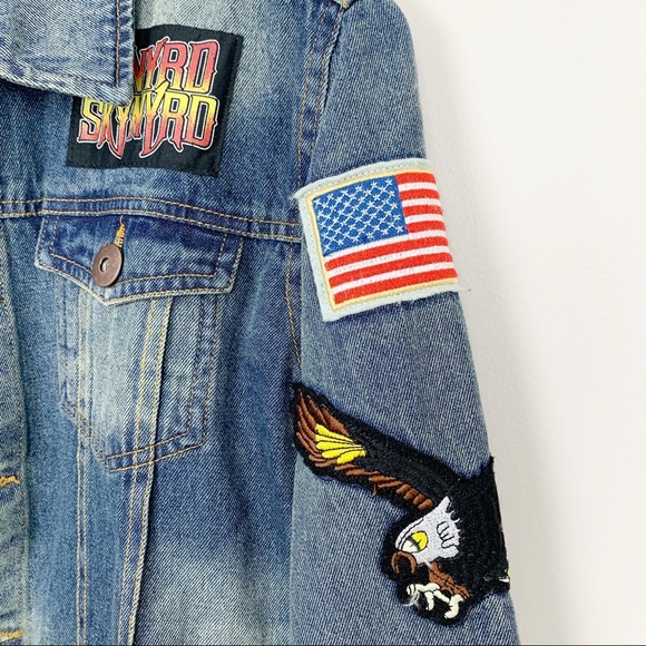 Trunk Ltd | Lynyrd Skynyrd Denim Jacket New Band S - Picture 3 of 8